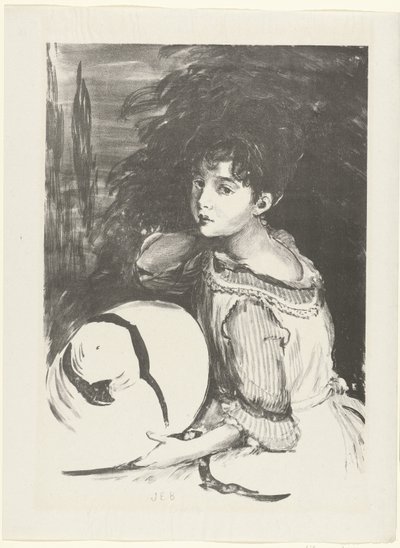 Ritratto di Wanda Zielimska conosciuta come Pouponne da Jacques Emile Blanche