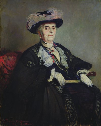 Secondo studio per un ritratto di Madame Henri Germain, 1913 da Jacques Emile Blanche