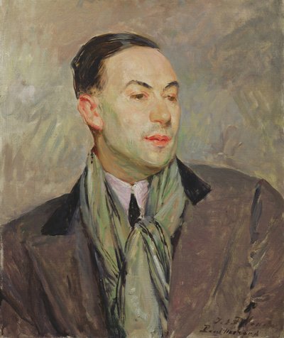 Studio per un ritratto di Paul Morand (1888-1976) da Jacques Emile Blanche