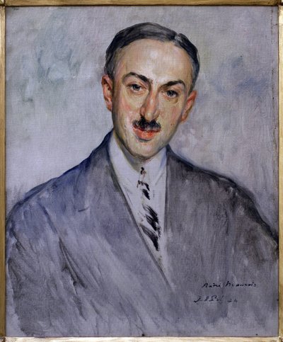 Studio per il ritratto di Andre Maurois da Jacques Emile Blanche