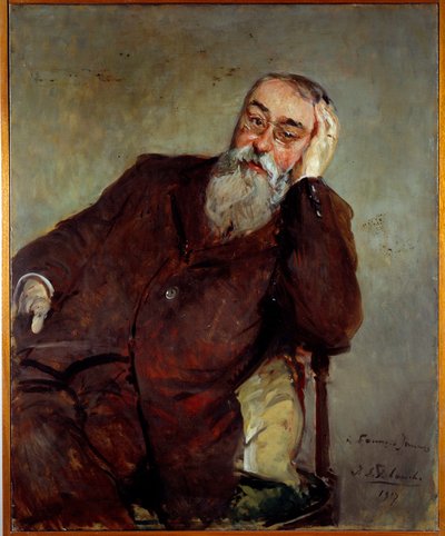 Studio per il ritratto di Francis Jammes da Jacques Emile Blanche