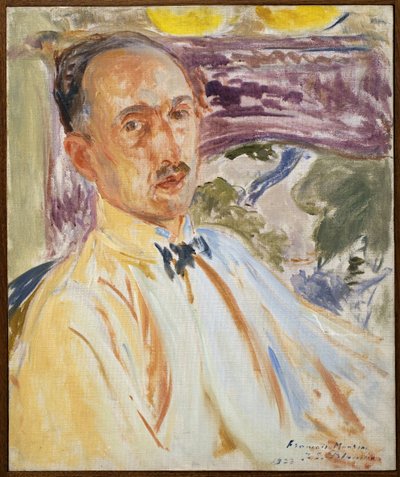 Studio per il ritratto di Francois Mauriac (1885-1970) da Jacques Emile Blanche