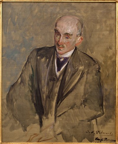 Studio per il ritratto di Henri Bergson (1859-1941). Dipinto di Jacques Emile Blanche (1861-1942) da Jacques Emile Blanche