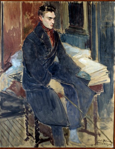 Studio per il ritratto di Raymond Radiguet da Jacques Emile Blanche