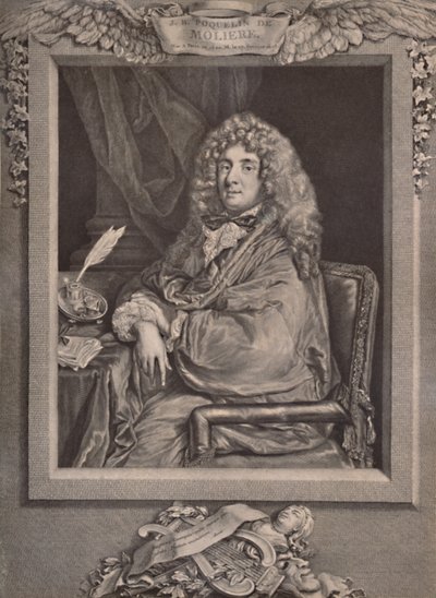 Molière, drammaturgo e attore francese, XVIII secolo 1894 da Jacques Firmin Beauvarlet