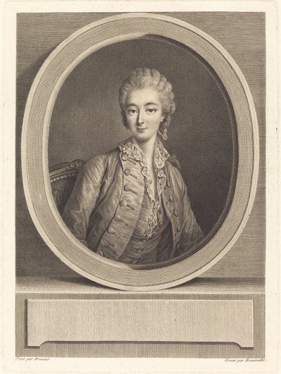 Madame du Barry da Jacques Firmin Beauvarlet after François Hubert Drouais