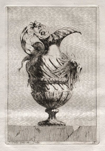Suite di Vasi: Tavola 16, 1746 da Jacques Francois Joseph Saly
