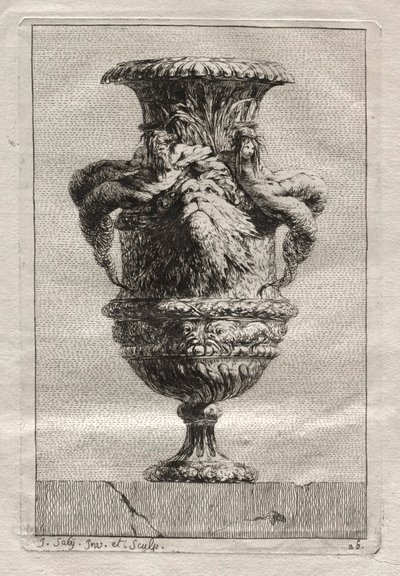 Suite di vasi: Tavola 26, 1746 da Jacques Francois Joseph Saly