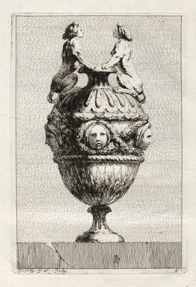 Suite di Vasi: Tavola 5 da Jacques Francois Joseph Saly
