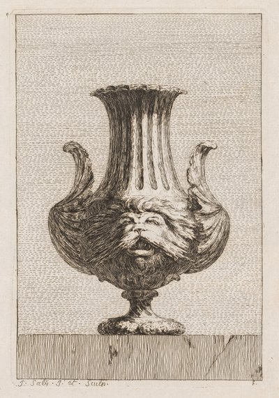 Serie di Vasi: Tavola 6, 1746 da Jacques Francois Joseph Saly