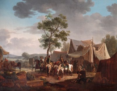 Un accampamento, 1796 da Jacques Francois Joseph Swebach