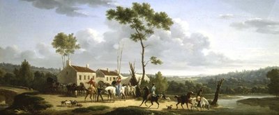 Paesaggio con figure da Jacques Francois Joseph Swebach