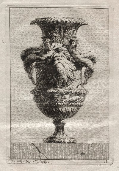 Suite di vasi:  Piatto 26 da Jacques François Saly
