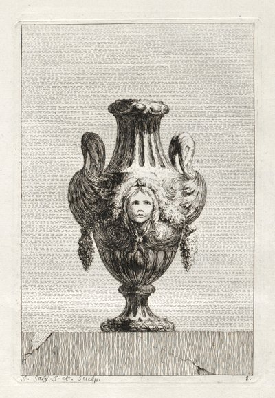 Suite di vasi:  Piatto 8 da Jacques François Saly