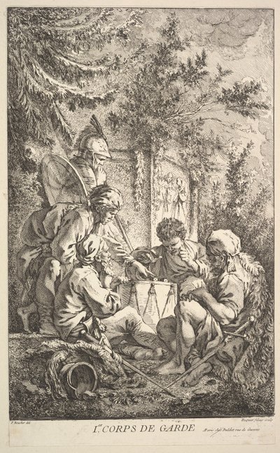 Prima sala delle guardie da Jacques Gabriel Huquier