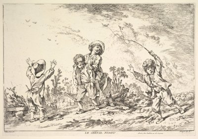 Salto della rana, metà-fine XVIII secolo da Jacques Gabriel Huquier