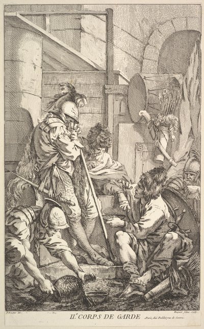 Seconda sala delle guardie da Jacques Gabriel Huquier