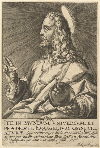 Cristo, da Cristo e i Dodici Apostoli da Jacques Granthomme