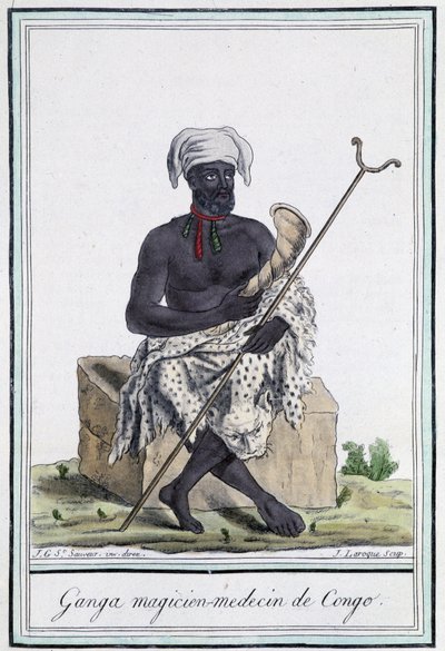 Ganga, mago medico del Congo da Jacques Grasset de Saint Sauveur