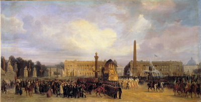 Il ritorno delle ceneri di Napoleone I a Parigi il 15/12/1840 da Jacques Guiaud