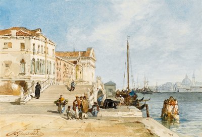 Vista del molo Zattere, Venezia da Jacques Guiaud