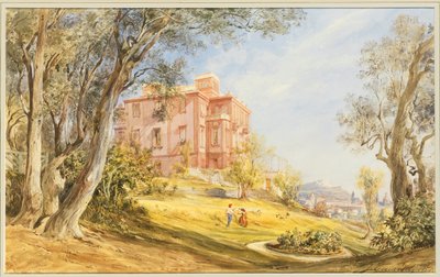 Villa Madama, Roma, 1855 da Jacques Guiaud