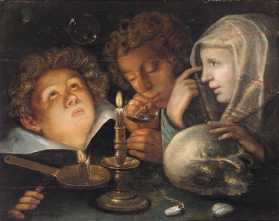 Una allegoria di vanitas, Homo Bulla Est da Jacques II de Gheyn