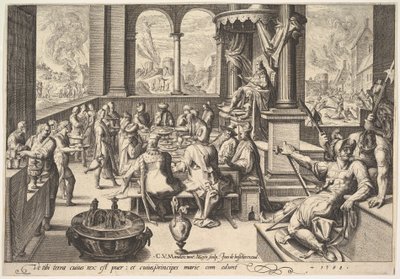 Allegoria del governo di un re infantile, 1588 da Jacques II de Gheyn