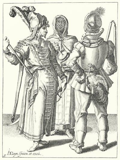 Mascherata da Jacques II de Gheyn