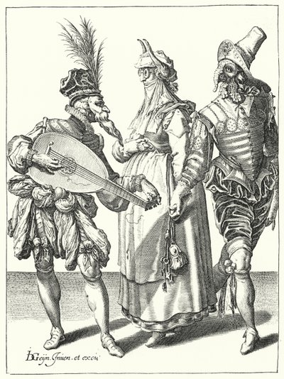 Mascherata da Jacques II de Gheyn
