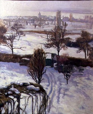 Veduta di Ginevra in inverno da Jacques Jacobi
