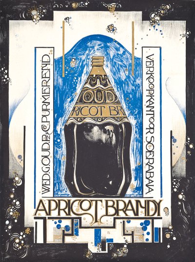 Poster pubblicitario per brandy all