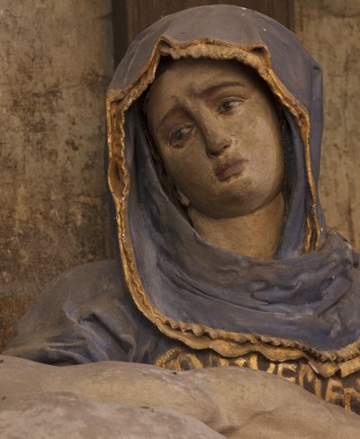 (dettaglio) della Pietà da Jacques Jubert