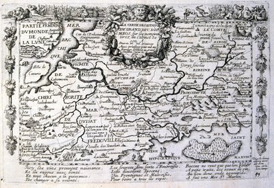 Illustrazione incisa del XVII secolo tratta da una raccolta di proverbi. Parigi 1657-1663. Di Jacques Lagniet (1620-1675). Incisore francese. Da lui provengono molte incisioni socialmente critiche e immagini di scherno, come le sue illustrazioni a volte gr da Jacques Lagniet