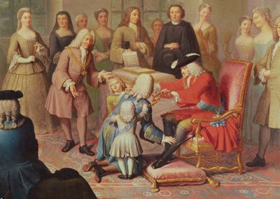 Filippo V di Spagna conferisce il Toson d