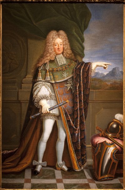 Ritratto a figura intera del maresciallo di Tessé (René Mans, Conte di Tessé) da Jacques Laumosnier