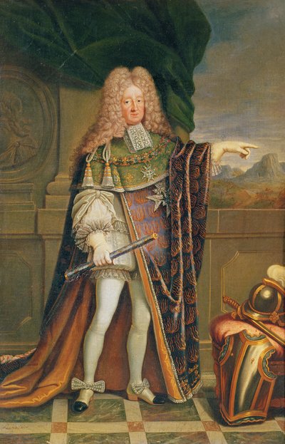 Ritratto di René de Froulay, Conte di Tessé, c.1703 da Jacques Laumosnier