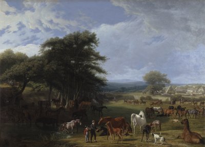 Scuderia di Lord River, Stratfield Saye da Jacques Laurent Agasse