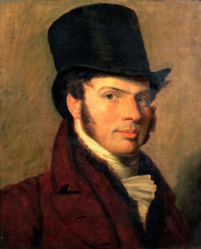 Ritratto di un Giovane con Cappello a Cilindro da Jacques Laurent Agasse