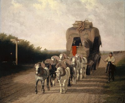 Il vetturino di Ludlow, 1801 da Jacques Laurent Agasse