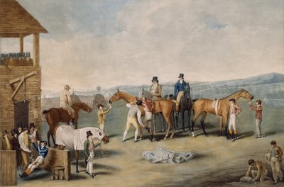 Una Coppia: Preparandosi a Partire, Londra, 20 gennaio 1803 da Jacques Laurent after Agasse