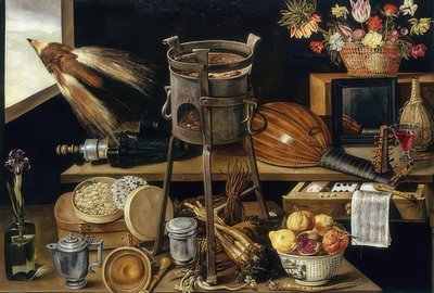 I cinque sensi e i quattro elementi da Jacques Linard