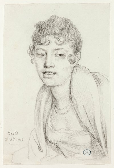 Busto di Angelique Mongez da Jacques Louis David