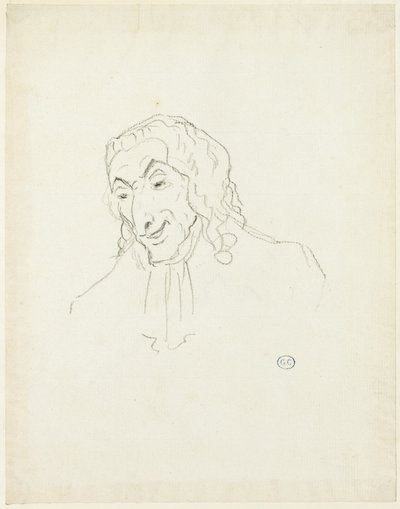 Busto di un Uomo con un Jabot da Jacques Louis David
