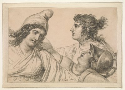Composizione con Tre Figure da Jacques Louis David
