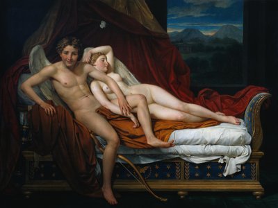Cupido e Psiche da Jacques Louis David