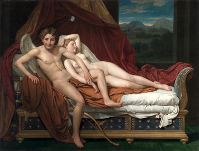 Cupido e Psiche da Jacques Louis David