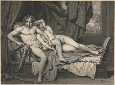 Cupido e Psiche da Jacques Louis David