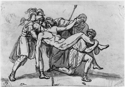 Morte di Meleagro da Jacques Louis David
