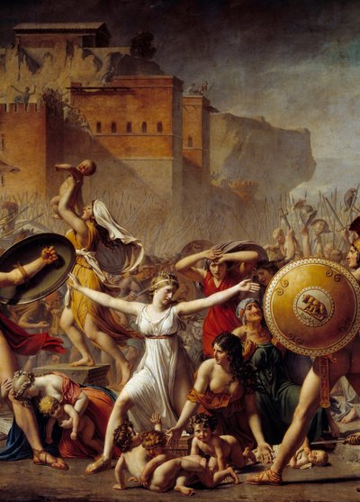 Le Sabine (dettaglio) da Jacques Louis David